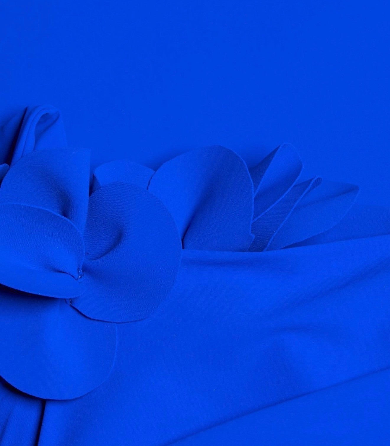 CHIARA BONI LA PETITE ROBE Women's Yiana Floral Appliqué Gown In Blue Klein