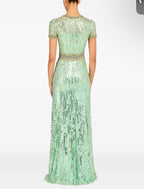 Jenny Packham Celeste Maxi Dress Size 6 Retails $4,720