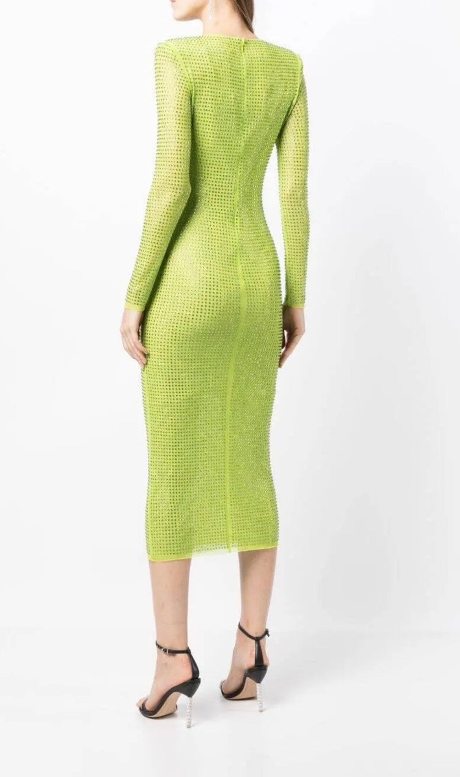 SELF-PORTRAIT Perforated Midi Dress Size M Retails $695