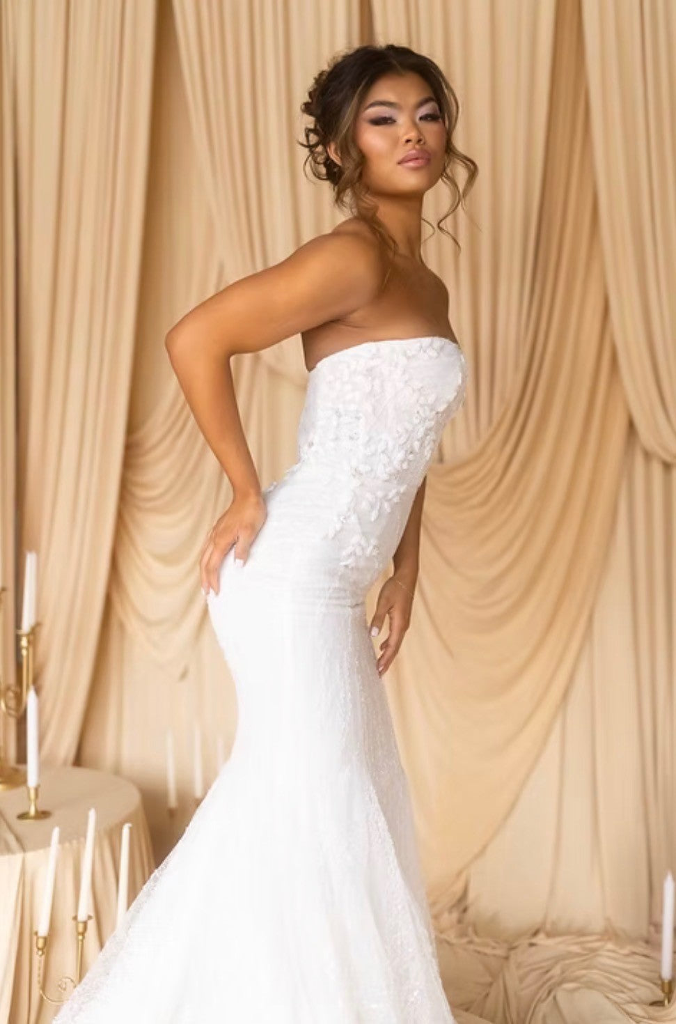 Neta Dover Wedding Gown w/ Interchangeable Skirts Size 2/4