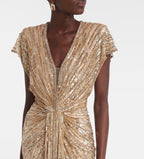 Jenny Packham Lacie Maxi Dress Size 12 Retails $3,045