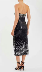 Rebecca Vallance Denise Midi Dress Size 0 Retails $440