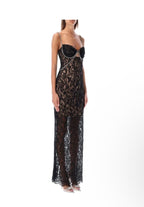 Self-Portrait Fine Lace Maxi Dress Size 4