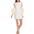 Alice + Olivia White Feather Trim Size 2 Retails $895