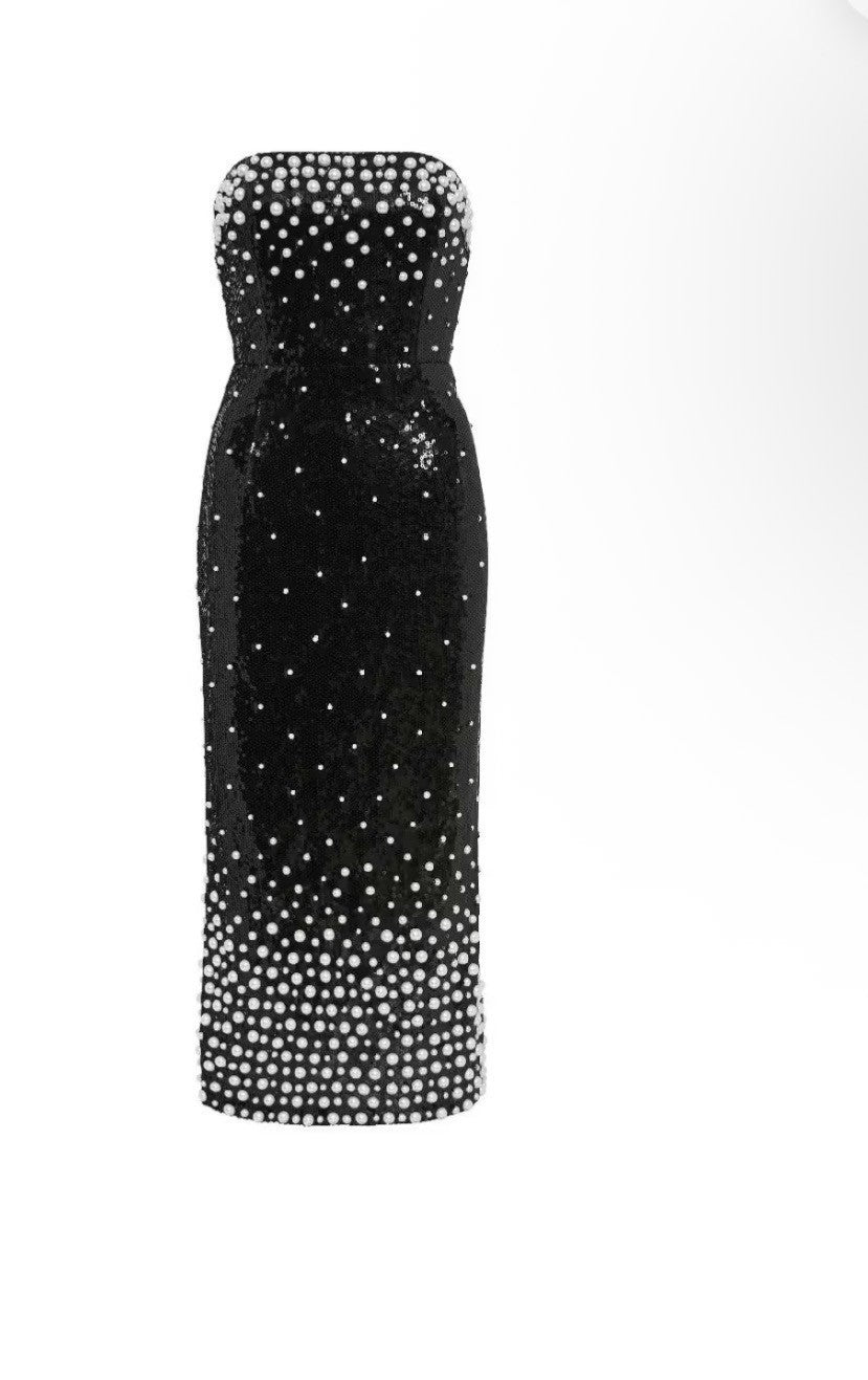 Rebecca Vallance Denise Midi Dress Size 0 Retails $440