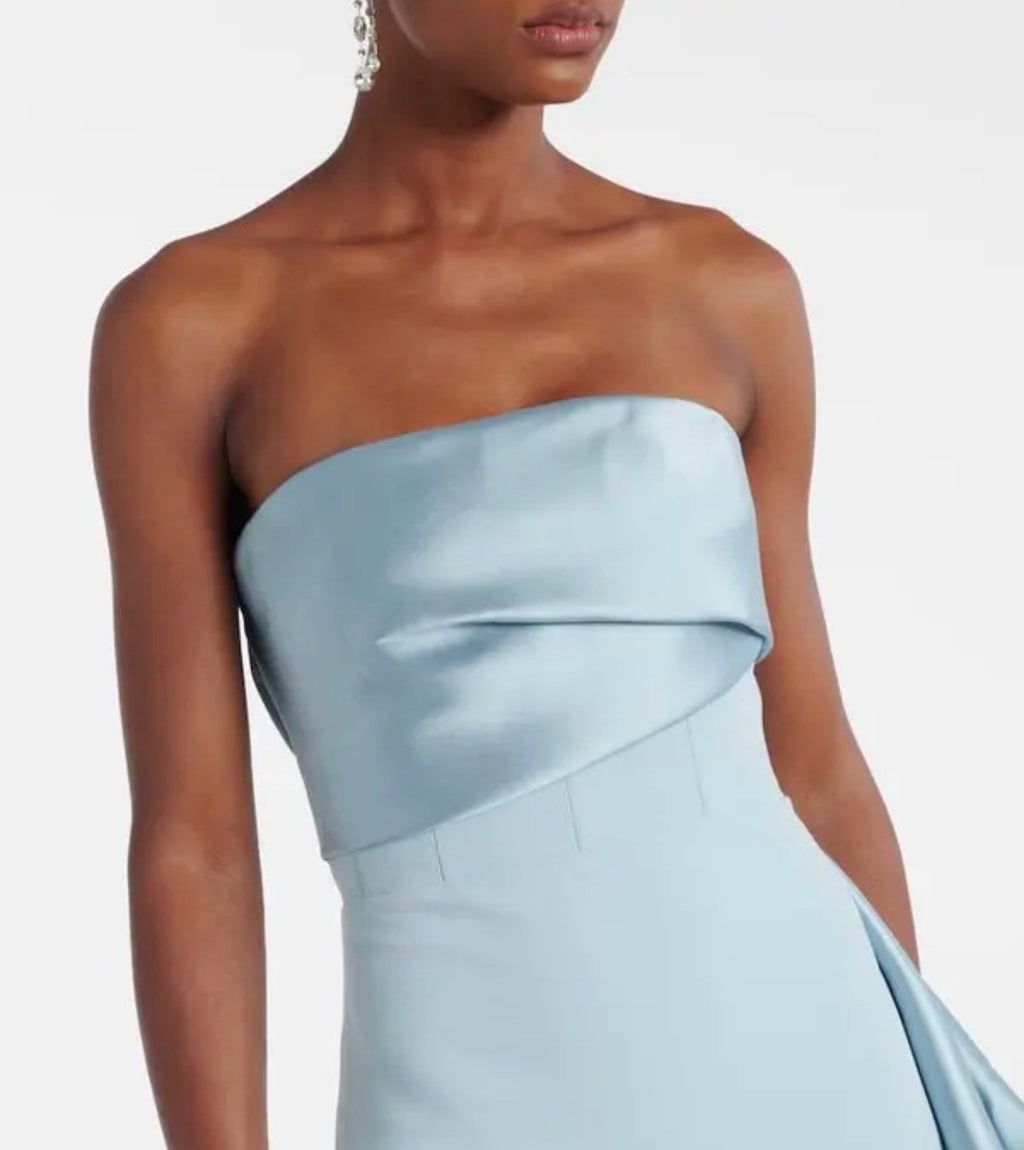 Solace London The Kinsley Maxi Dress in Arctic Blue Size 8 Retails $850