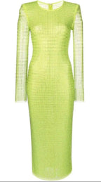 SELF-PORTRAIT Perforated Midi Dress Size M Retails $695