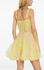 NWT BRONX AND BANCO  Sequin-Embellished Mini Dress Size XL Retails $1,741