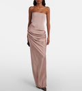 Alex Perry Draped Satin Corset Gown Size 6 Retails $3,645