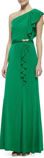David Meister Green Dress Size 6 Retails $608