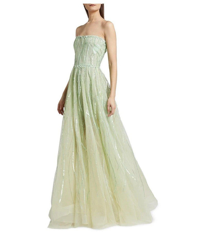 Atelier Prabal Gurung Women’s Nancy Strapless Luxury Gown