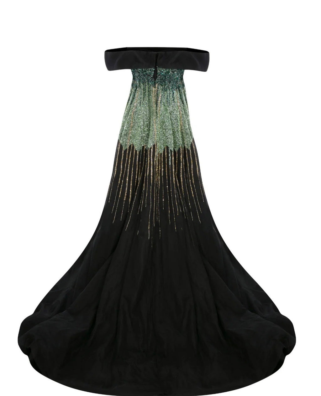 Li Beirut Beaded Mermaid Evening Gown Size 4/6 Retails $1,290