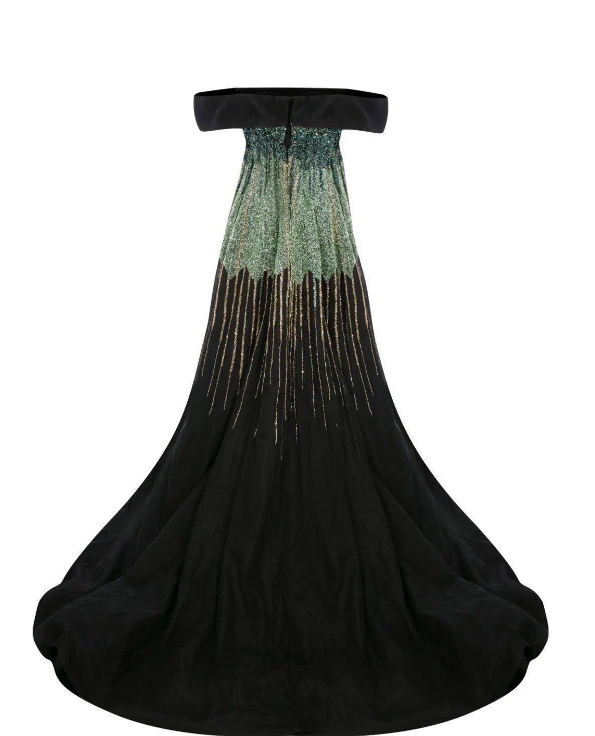 Li Beirut Beaded Mermaid Evening Gown Size 4/6 Retails $1,290