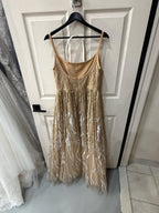 Elie Saab Arboreal Embroidered Gown Size 8 Retails $5,410
