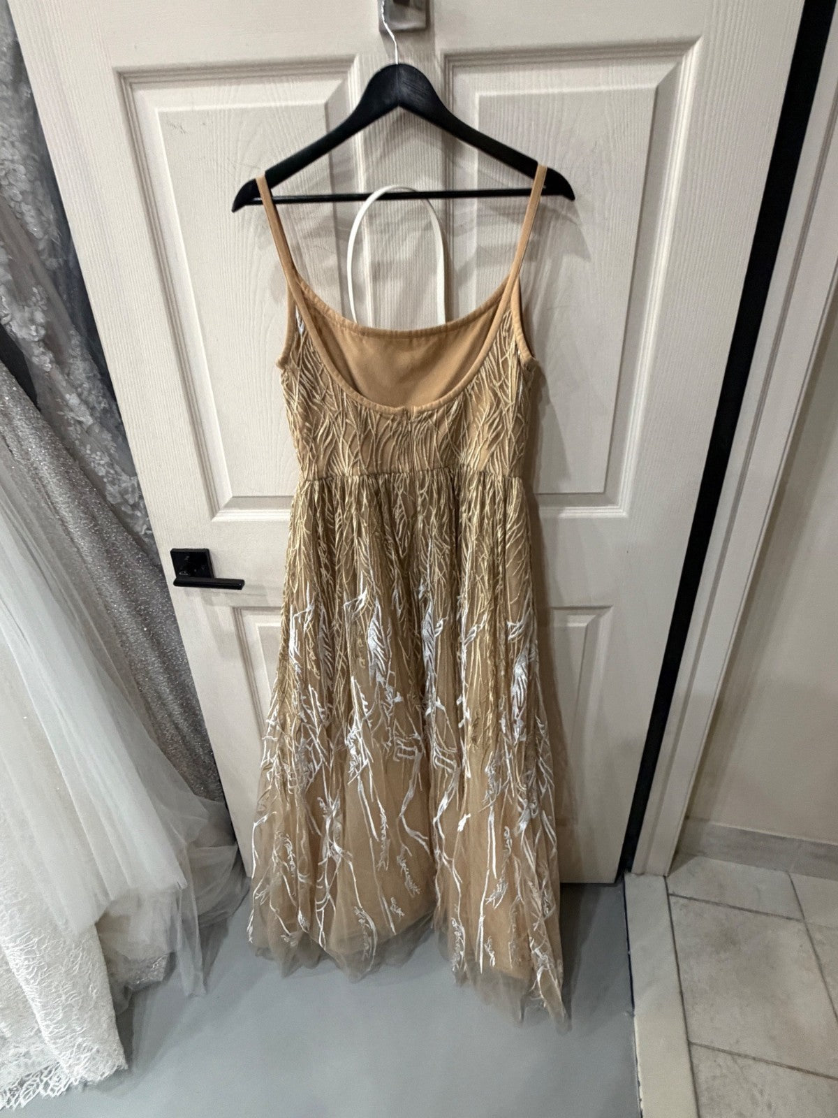 Elie Saab Arboreal Embroidered Gown Size 8 Retails $5,410