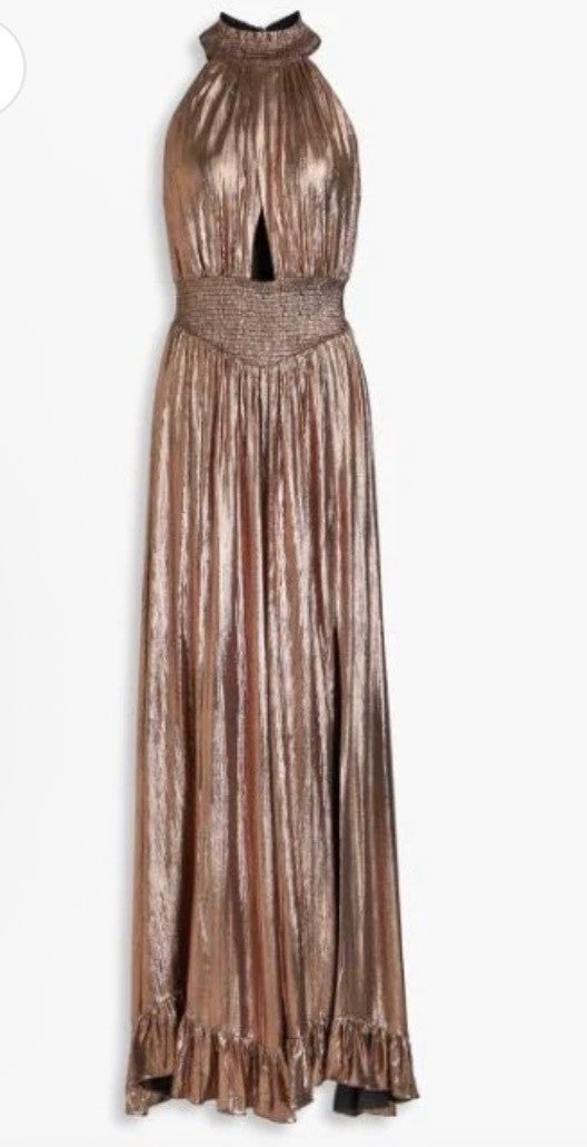 Retrofete Carly Gown in Bronze Size M
