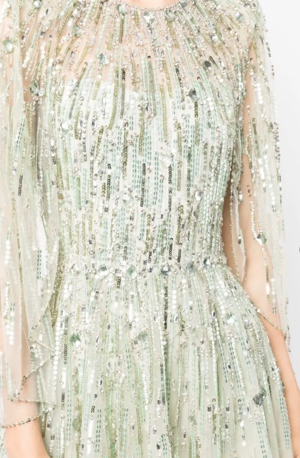 Jenny Packham Dolores Sequin -Embellished Gown Size 4 Retails $5,810