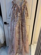 Saiid Kobeisy Embroidered Maxi Dress Size 10 Retails $3,465