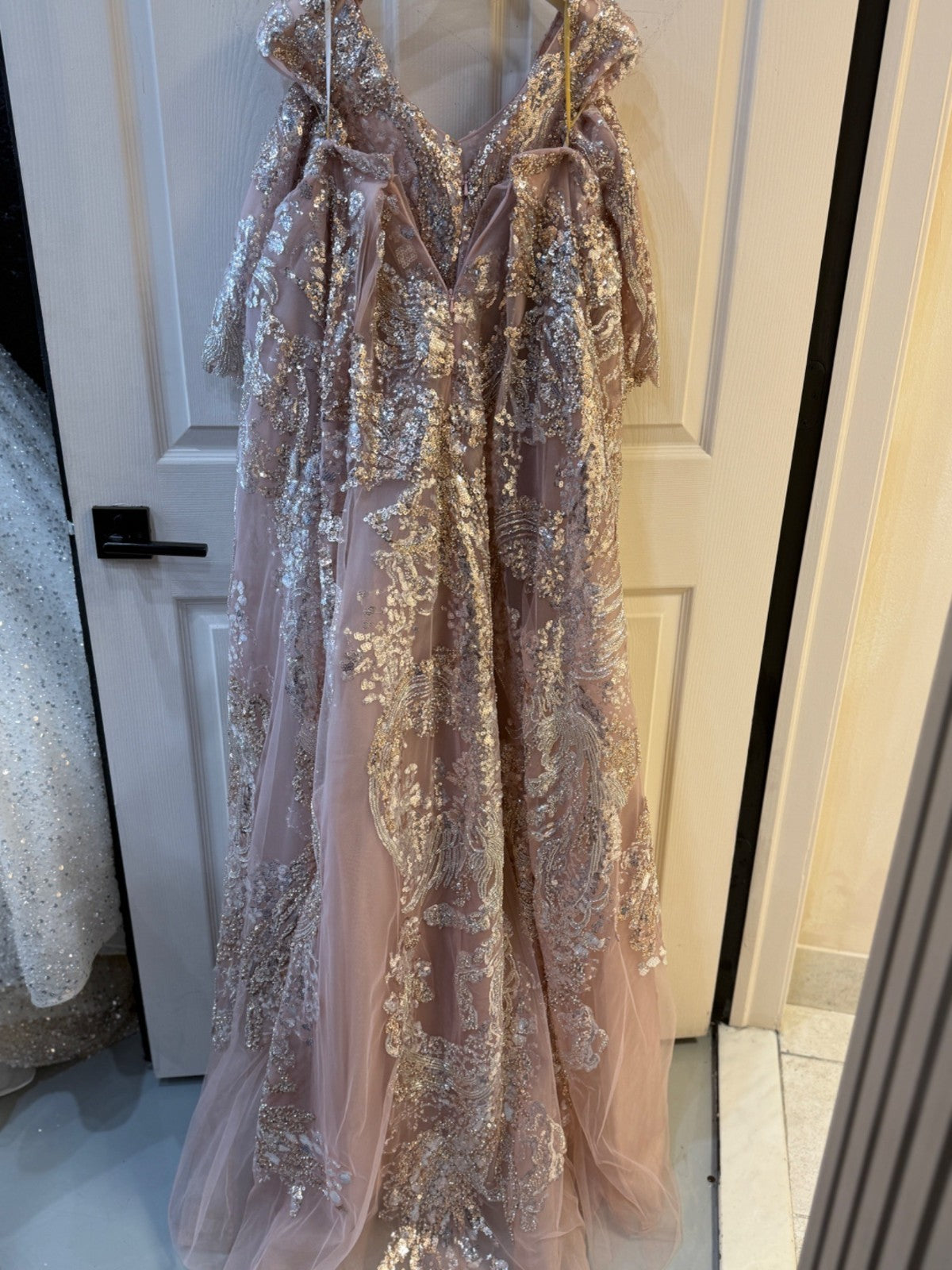 Saiid Kobeisy Embroidered Maxi Dress Size 10 Retails $3,465