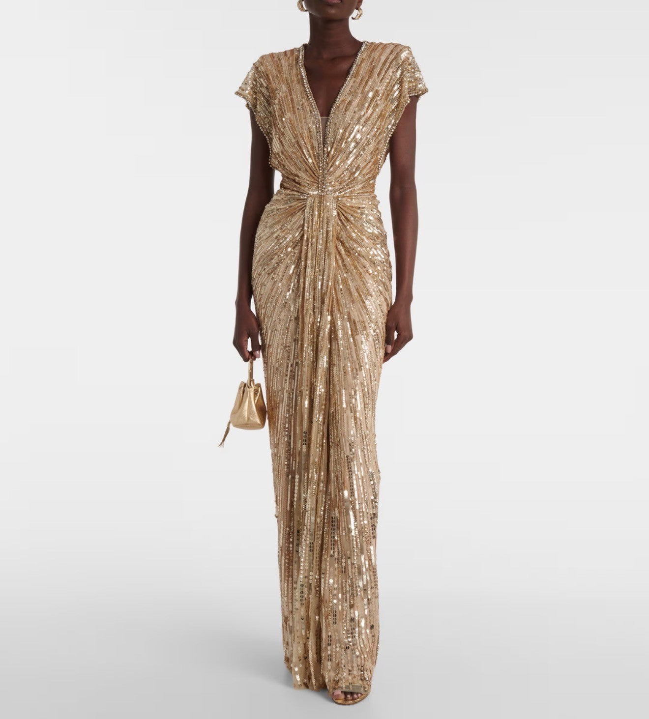 Jenny Packham Lacie Maxi Dress Size 12 Retails $3,045
