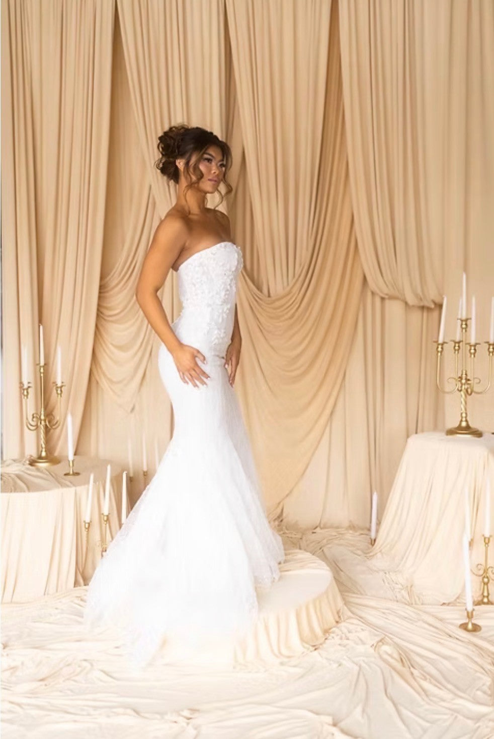 Neta Dover Wedding Gown w/ Interchangeable Skirts Size 2/4