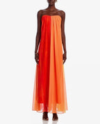 MILLY Sunset Stripe Strapless Maxi Dress Size 2 Retails $575