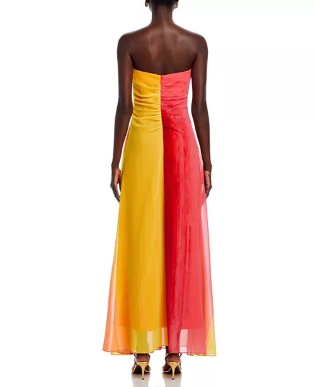 MILLY Sunset Stripe Strapless Maxi Dress Size 2 Retails $575