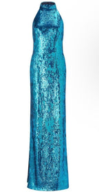 Galvan London GALVAN Oceana Sequin Evening Dress Size 6 Retails $1295