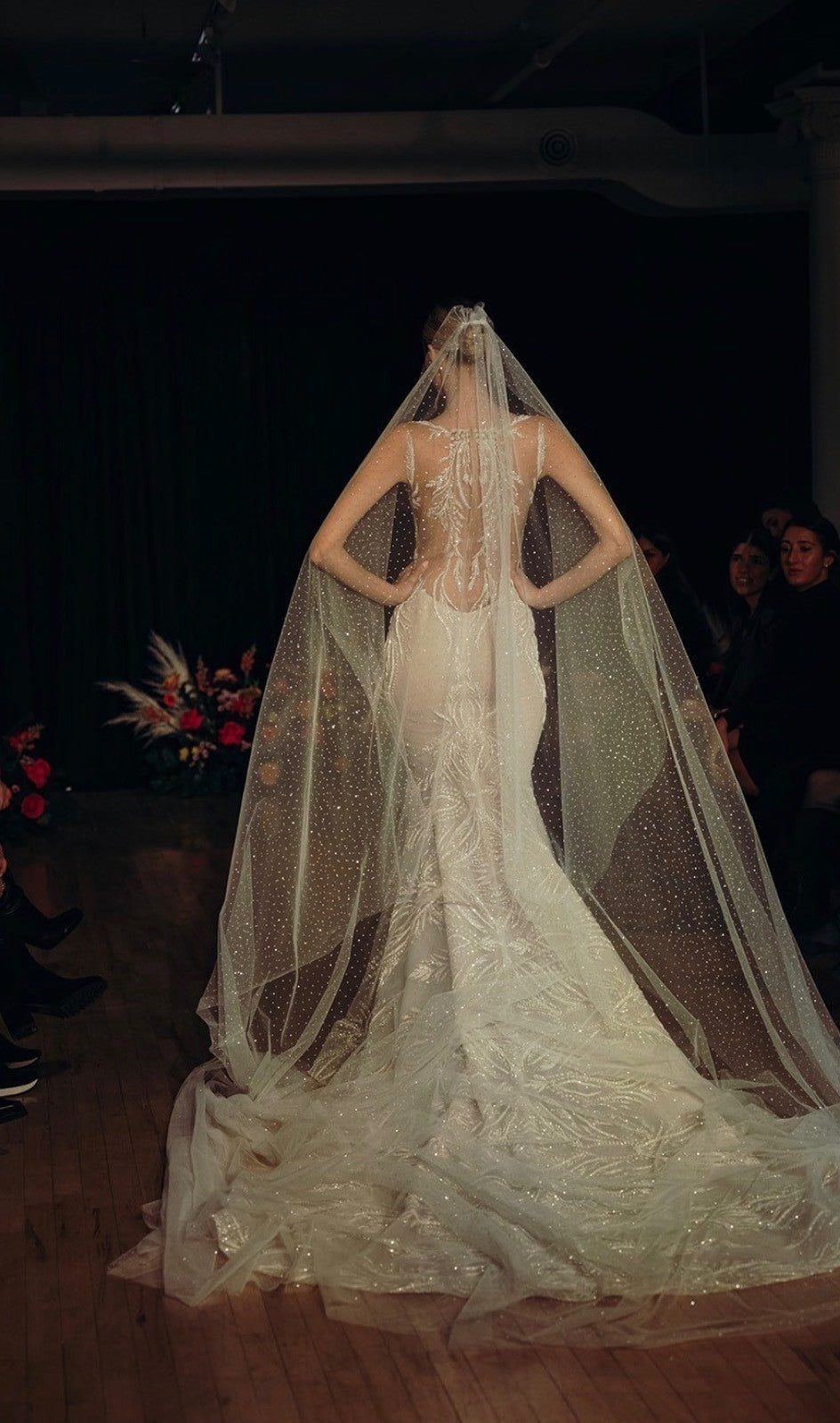 Berta Bridal Beaded Mermaid Wedding Gown Size 42 Retails $12,000