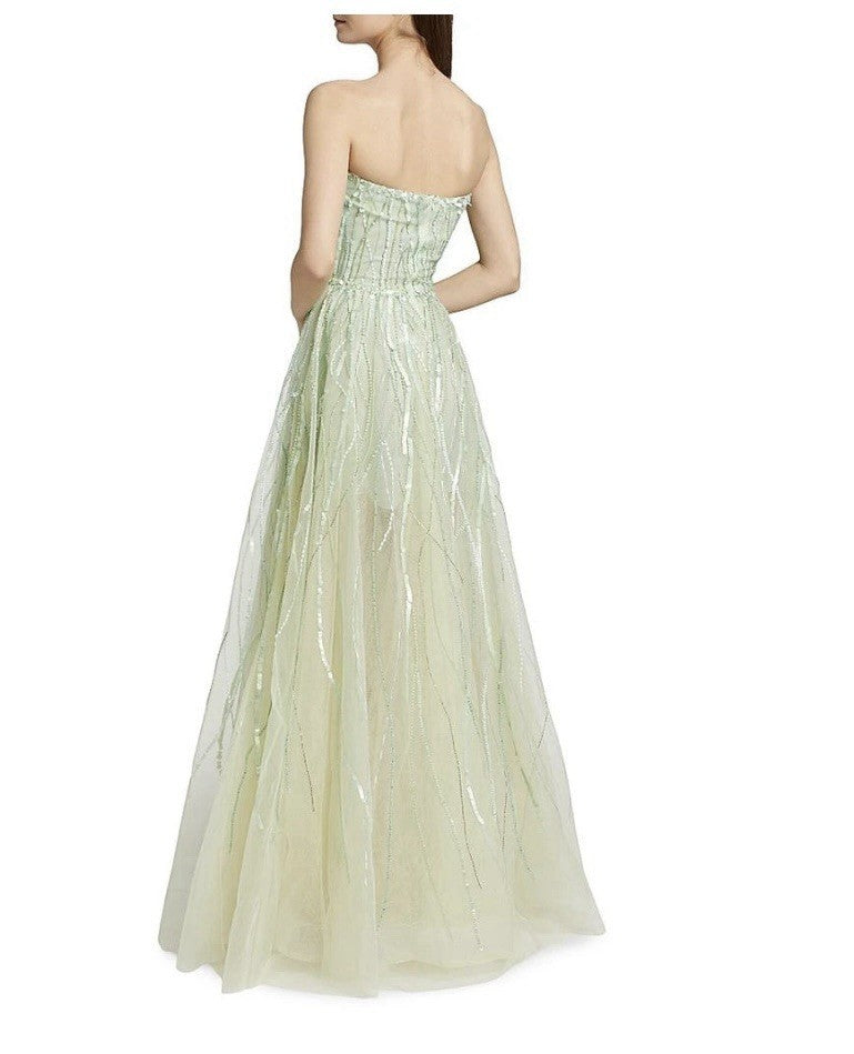 Atelier Prabal Gurung Women’s Nancy Strapless Luxury Gown