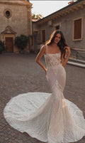 Berta Bridal Beaded Mermaid Wedding Gown Size 42 Retails $12,000