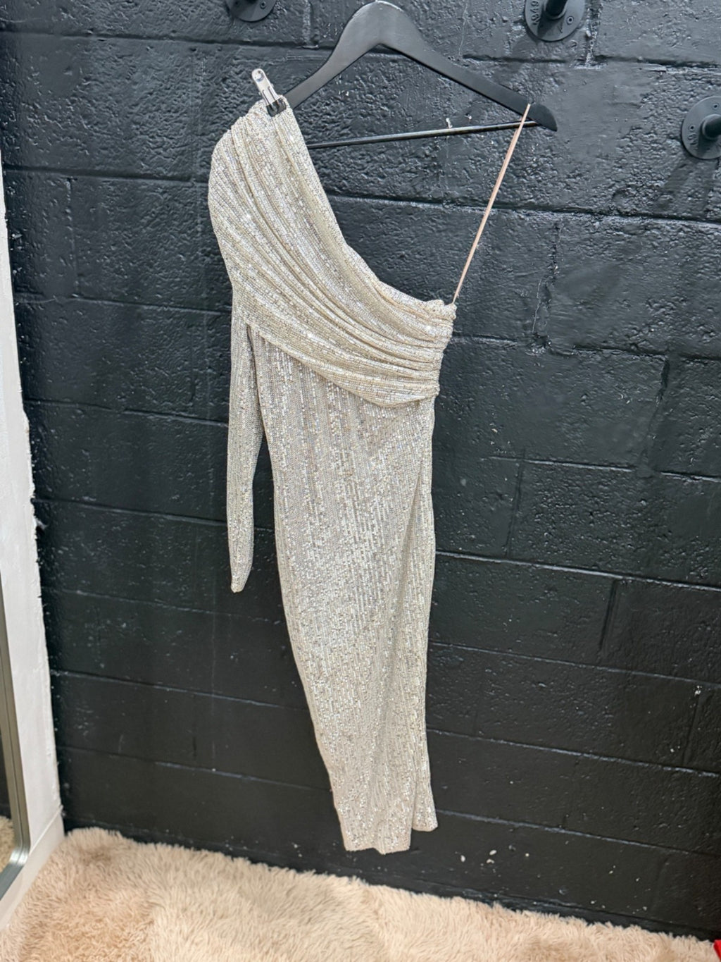 NWT Jluxlabel Oblique Wrapped Evening Dress Size S