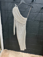 NWT Jluxlabel Oblique Wrapped Evening Dress Size S