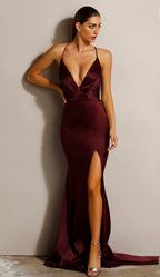 Jadore Burgendy Size 8 Retails $395