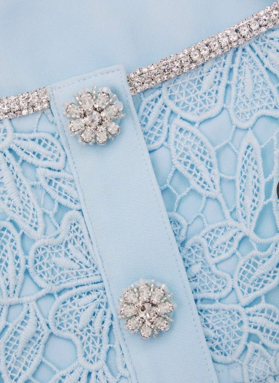 Self-Portrait Blue Lace Size 6