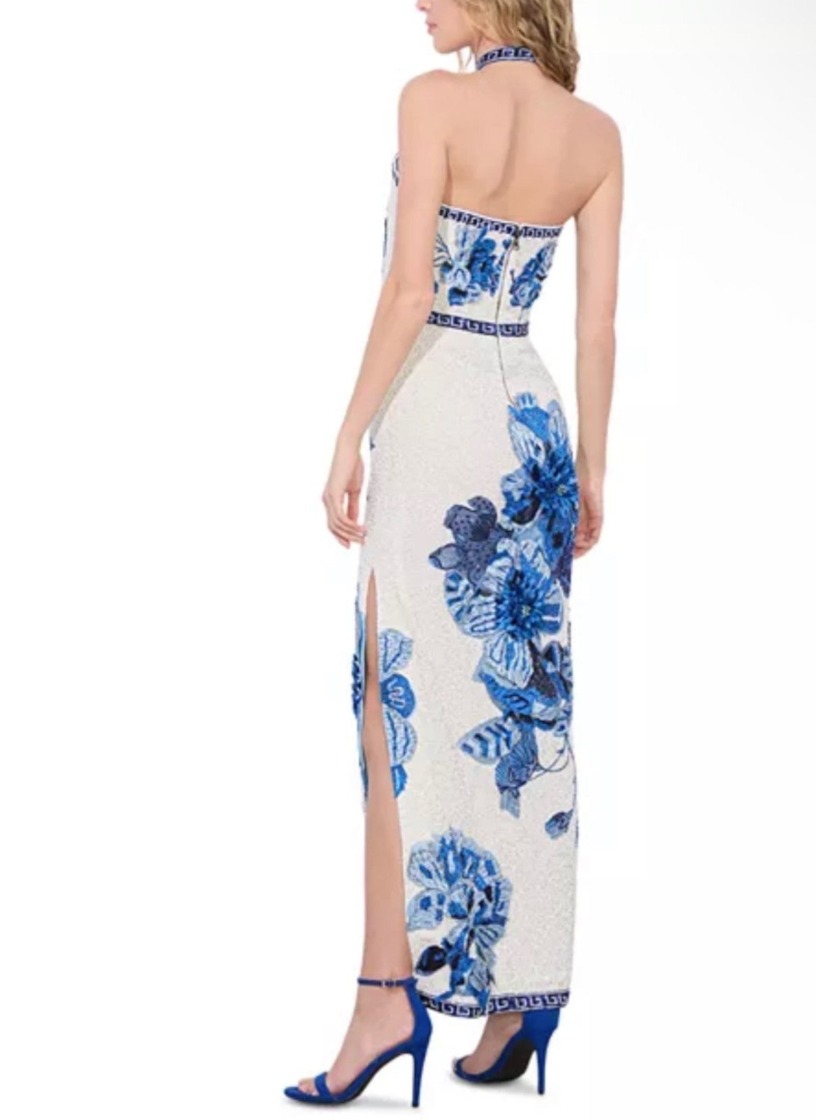 Alice and Olivia Georgie Embellished Strapless Dress & Choker Size 8 Retails $25