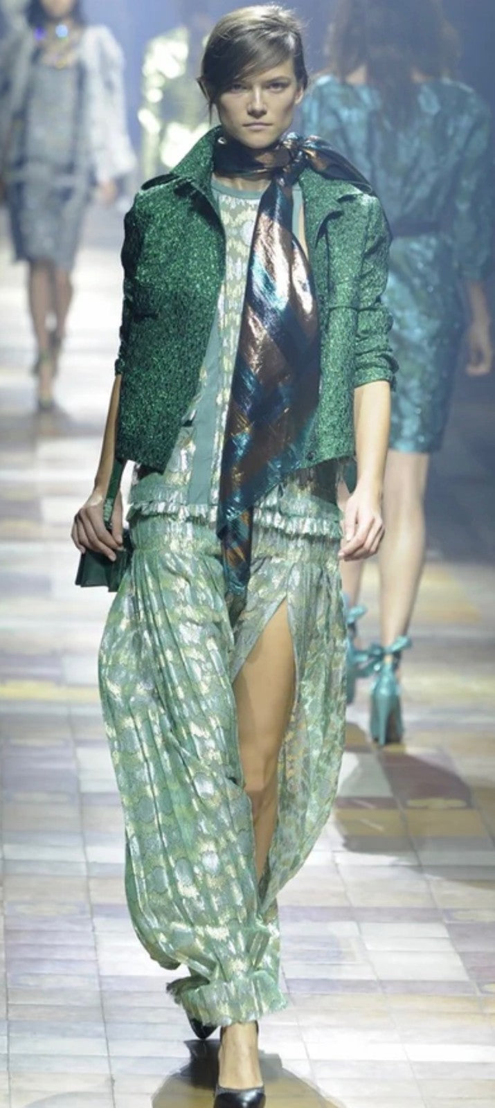 Jeanne Lanvin Green Dress