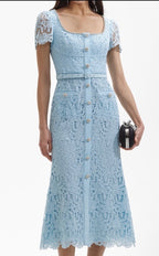 Self-Portrait Blue Lace Size 6