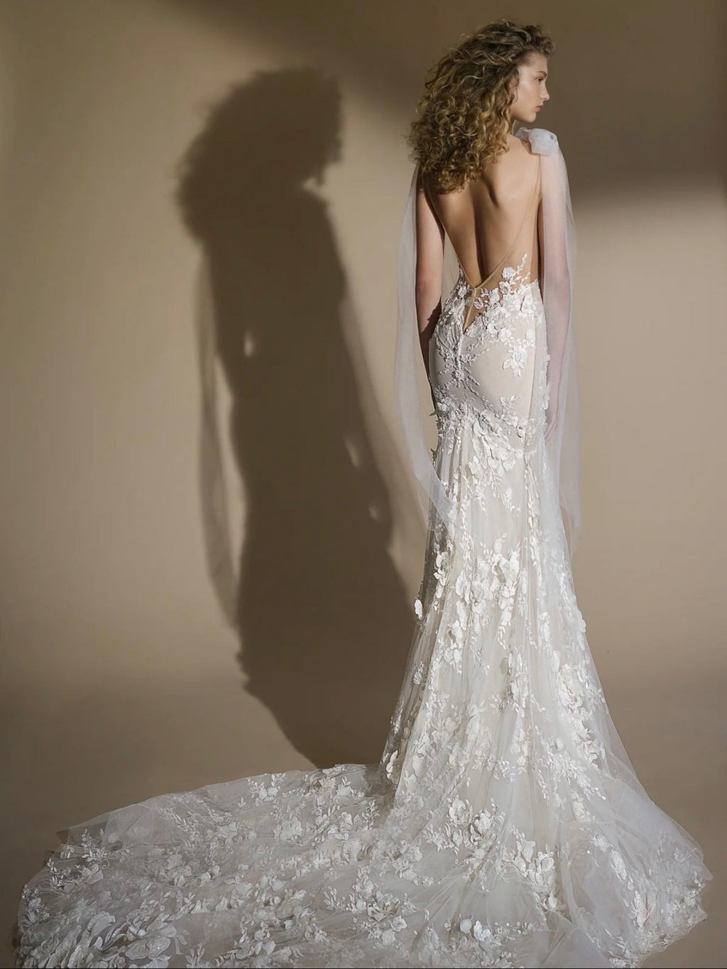 Galia Lahav Wedding Mermaid Gown Size 42 Retails $14,000