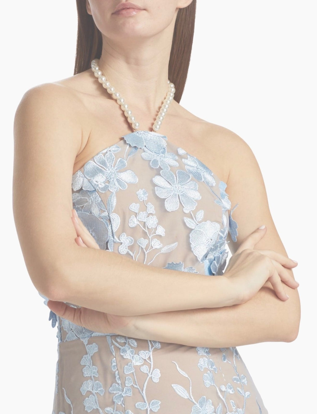 Elliatt Women's Jules Dress Floral Appliqué Midi-Dress Size M Retails $450