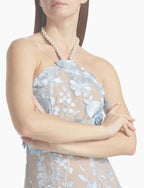 Elliatt Women's Jules Dress Floral Appliqué Midi-Dress Size M Retails $450