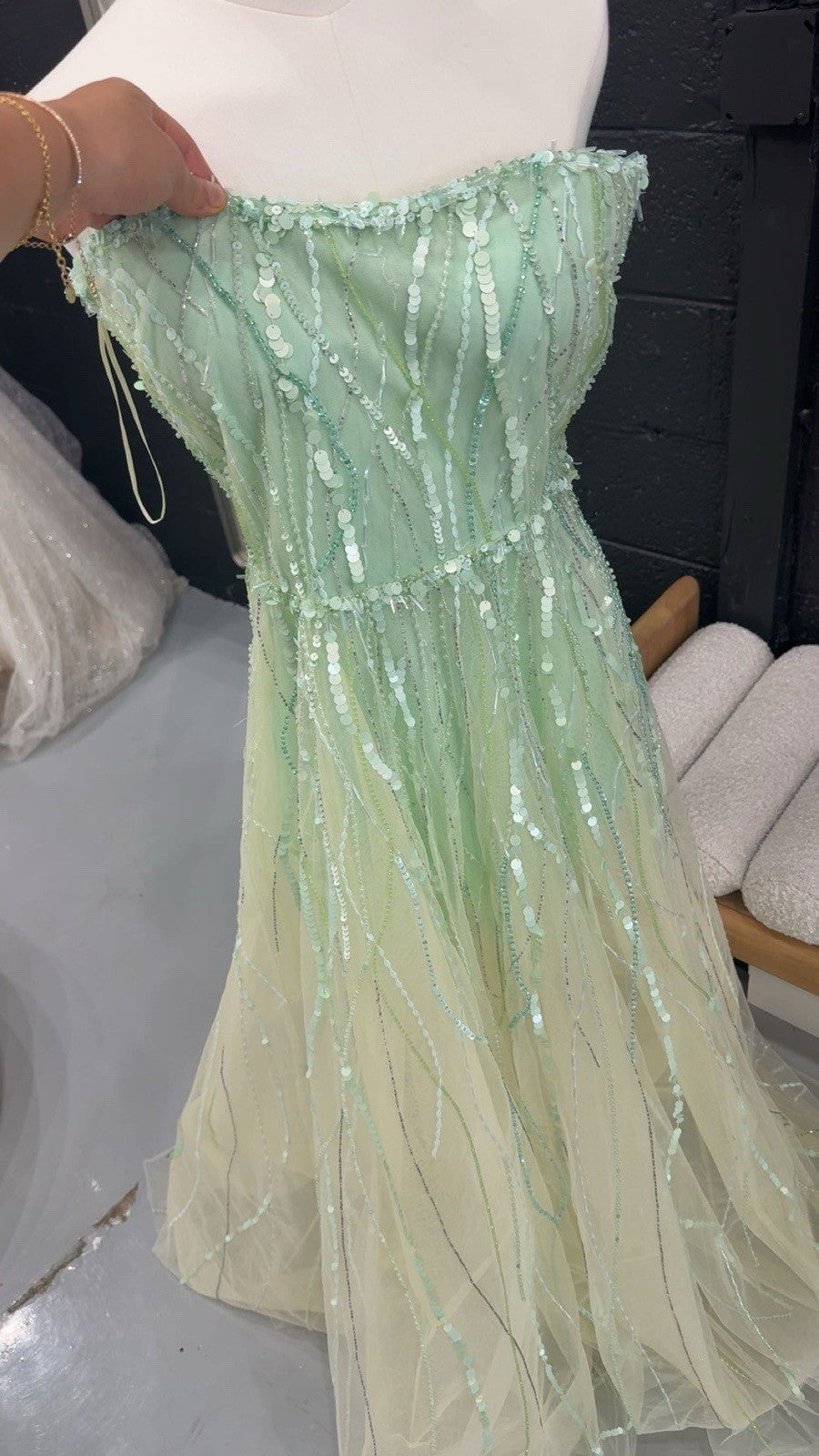 Atelier Prabal Gurung Women’s Nancy Strapless Luxury Gown