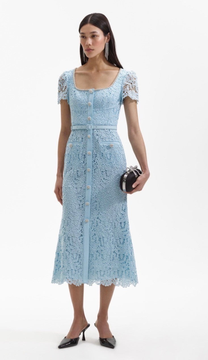 Self-Portrait Blue Lace Size 6
