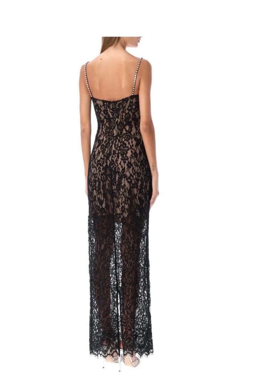 Self-Portrait Fine Lace Maxi Dress Size 4