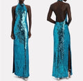 Galvan London GALVAN Oceana Sequin Evening Dress Size 6 Retails $1295