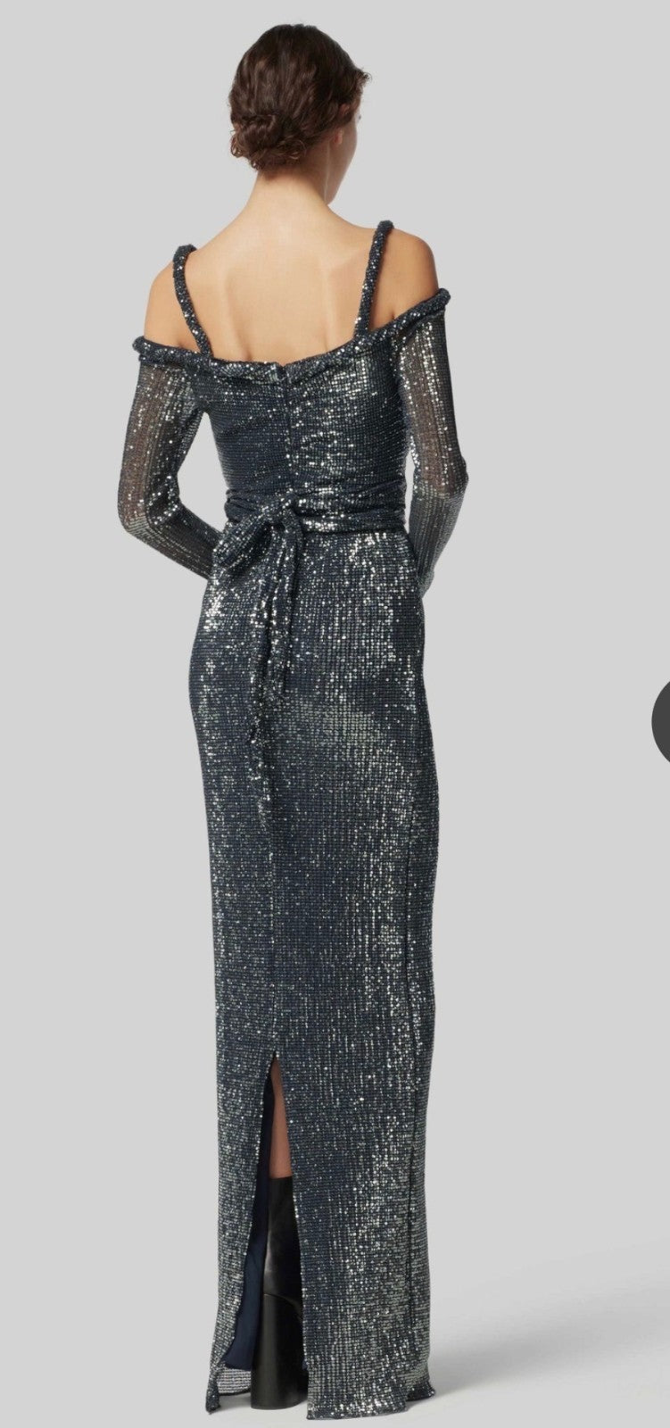 ALTUZARRA Flakonera sequined off-shoulder dress Size 36 Retails $2495