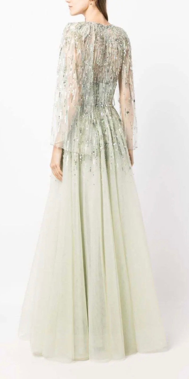 Jenny Packham Dolores Sequin -Embellished Gown Size 4 Retails $5,810