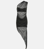 Giuseppe di Morabito Crystal-embellished mesh midi dress Size XS /S Retails $988