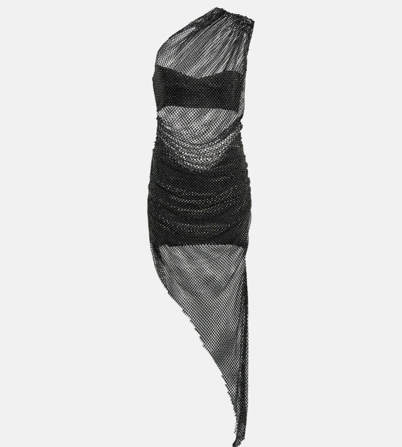 Giuseppe di Morabito Crystal-embellished mesh midi dress Size XS /S Retails $988