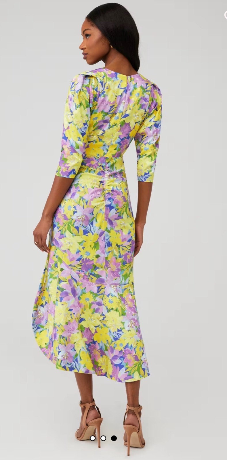 FOR LOVE & LEMONS CASSIA MIDI DRESS Size XS